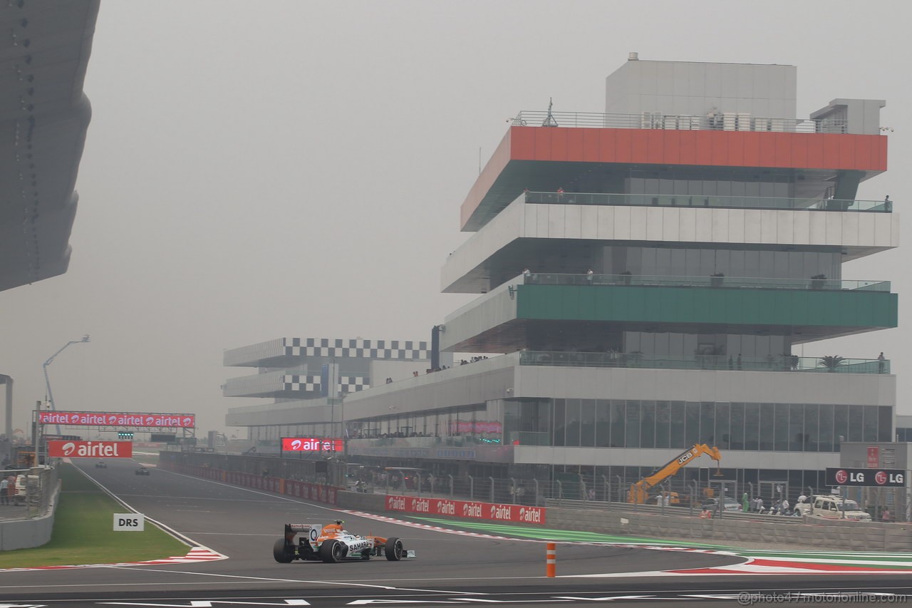 GP INDIA, 25.10.2013- Prove Libere 2: Adrian Sutil (GER), Sahara Force India F1 Team VJM06 