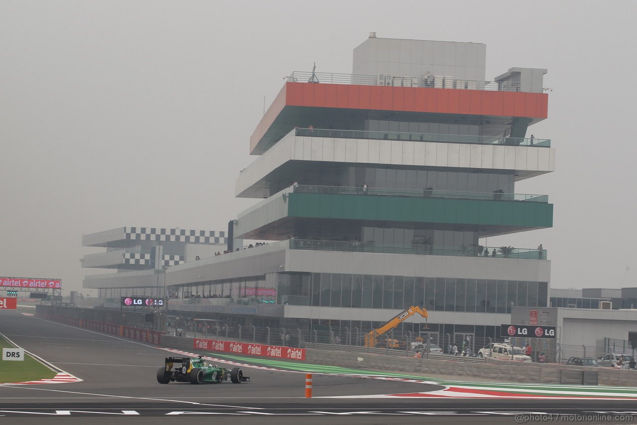 GP INDIA, 25.10.2013- Prove Libere 2: Charles Pic (FRA) Caterham F1 Team CT03 