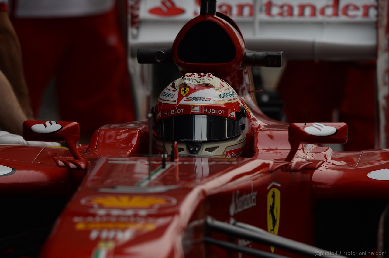GP INDIA, 25.10.2013- Prove Libere 2: Fernando Alonso (ESP) Ferrari F138 