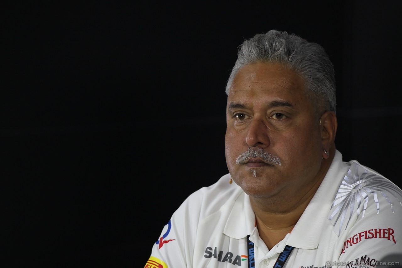 GP INDIA, 25.10.2013- Press Conference: Vijay Mallya (IND) Sahara Force India F1 Team Owner 