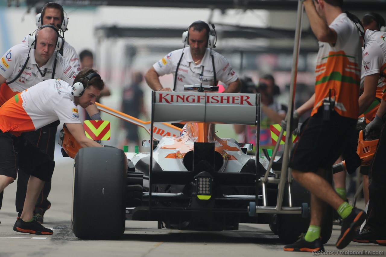 GP INDIA, 25.10.2013- Prove Libere 2: Paul di Resta (GBR) Sahara Force India F1 Team VJM06 