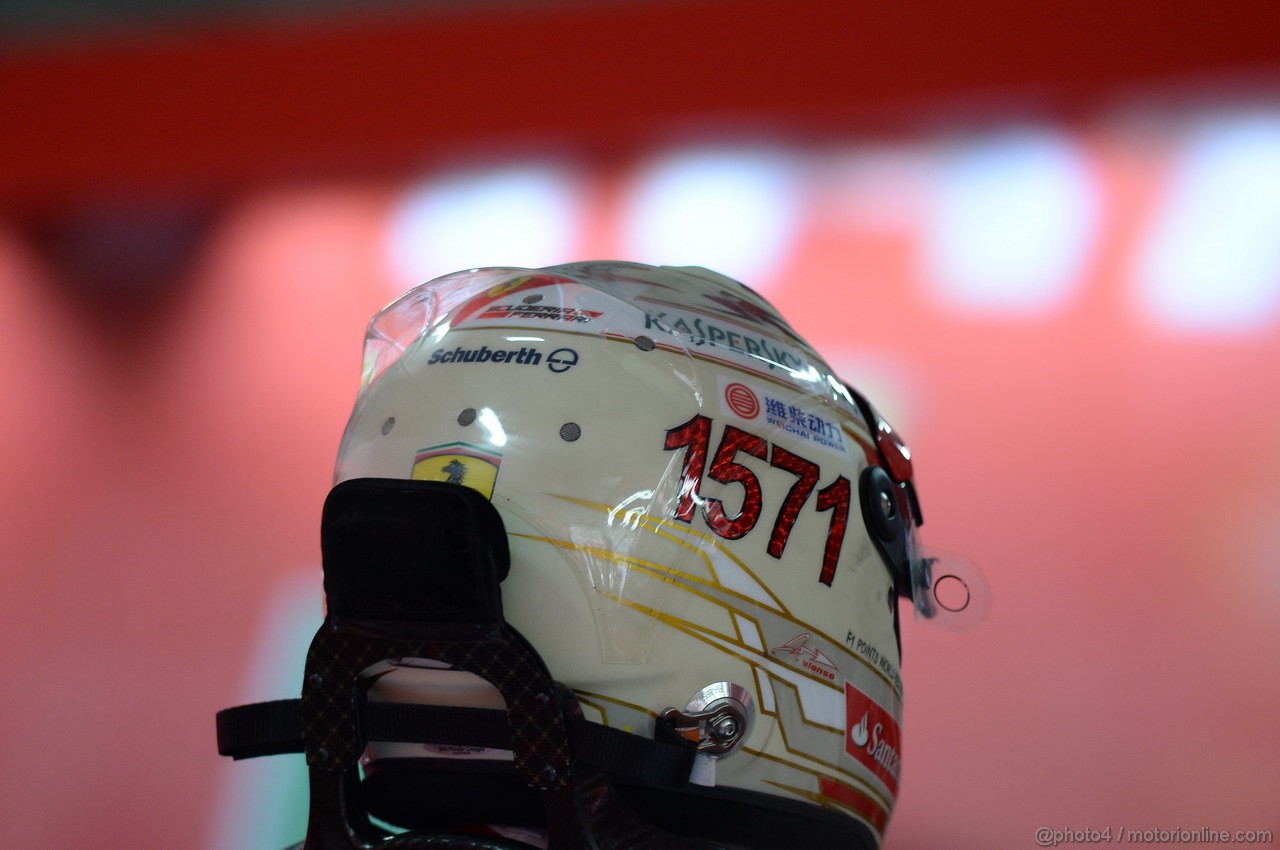 GP INDIA, 25.10.2013- Prove Libere 2: Fernando Alonso (ESP) Ferrari F138 