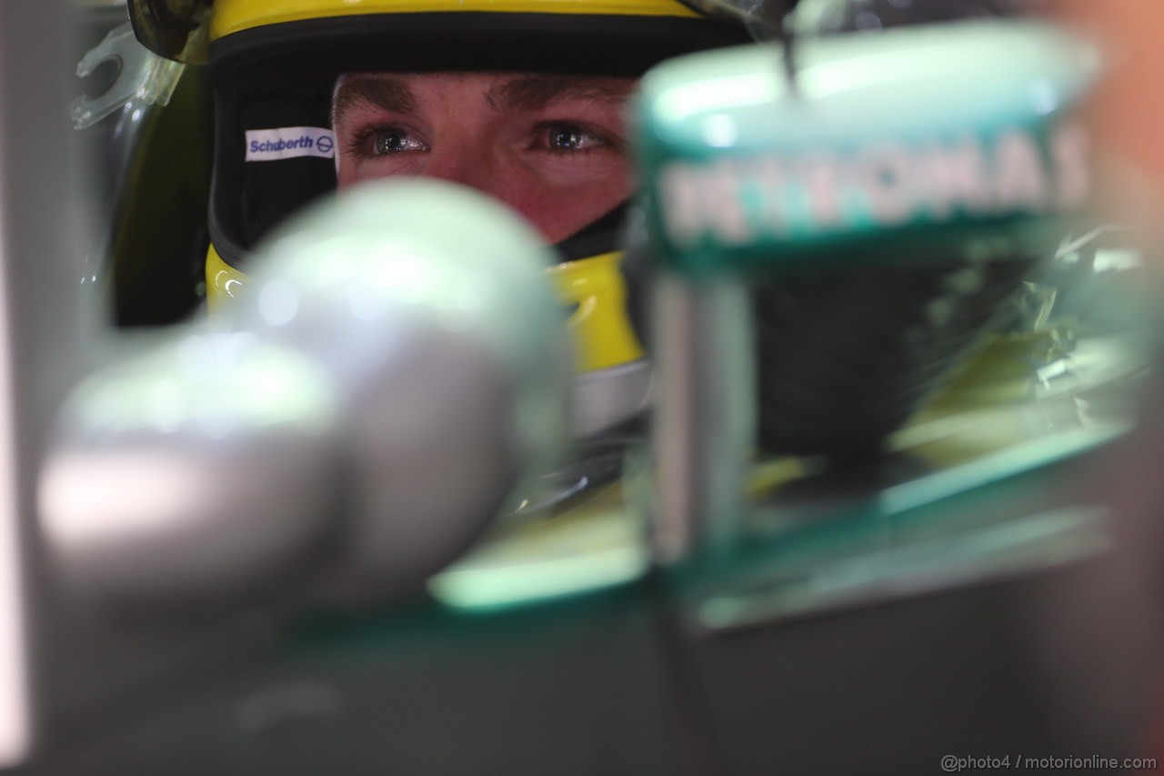 GP INDIA, 25.10.2013- Prove Libere 2: Nico Rosberg (GER) Mercedes AMG F1 W04 