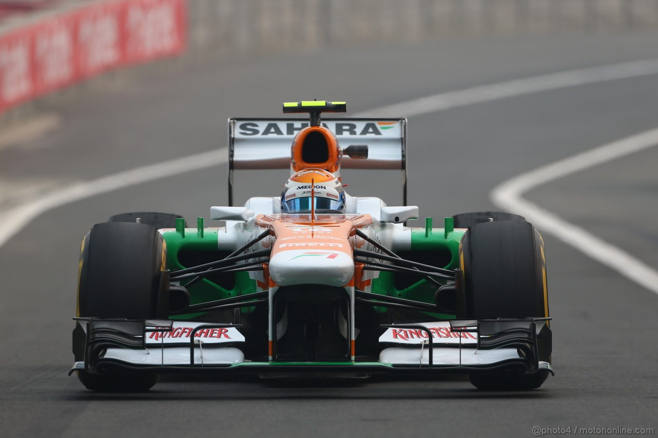 GP INDIA, 25.10.2013- Prove Libere 2: Adrian Sutil (GER), Sahara Force India F1 Team VJM06 