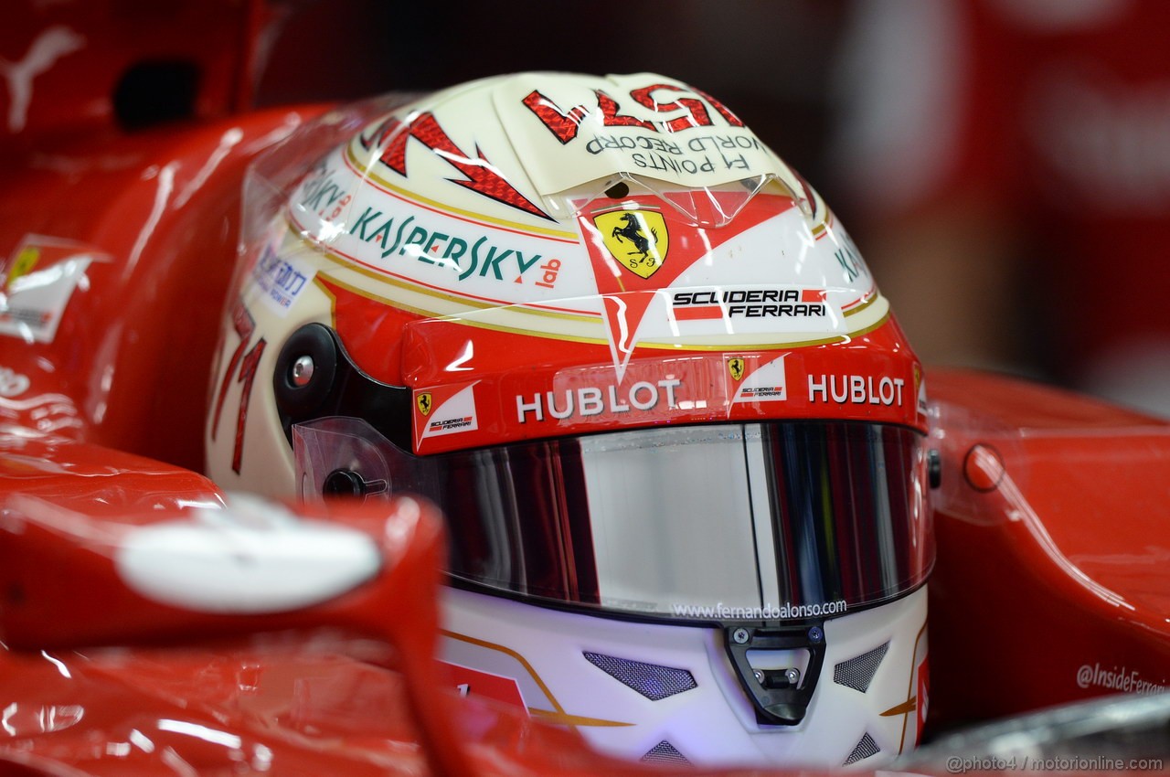 GP INDIA, 25.10.2013- Prove Libere 2: Fernando Alonso (ESP) Ferrari F138 
