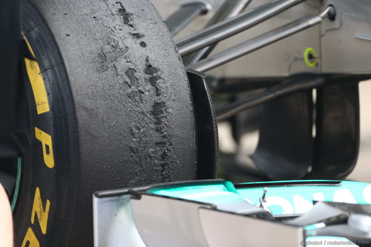 GP INDIA, 25.10.2013- Prove Libere 2: Pirelli tyres