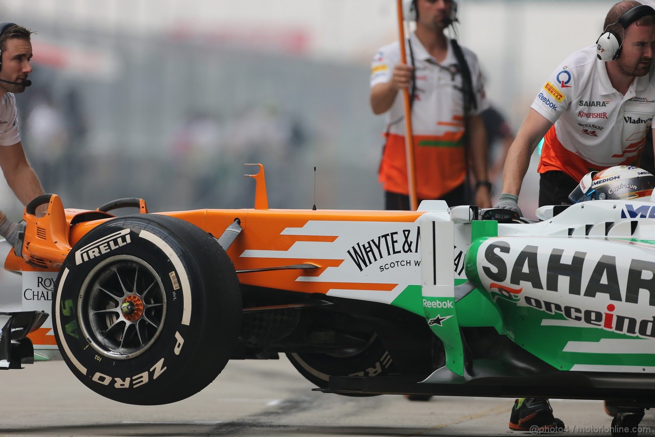 GP INDIA, 25.10.2013- Prove Libere 2: Adrian Sutil (GER), Sahara Force India F1 Team VJM06 
