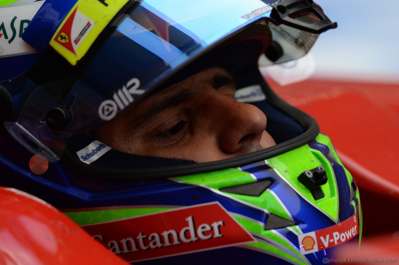 GP INDIA, 25.10.2013- Prove Libere 2: Felipe Massa (BRA) Ferrari F138 
