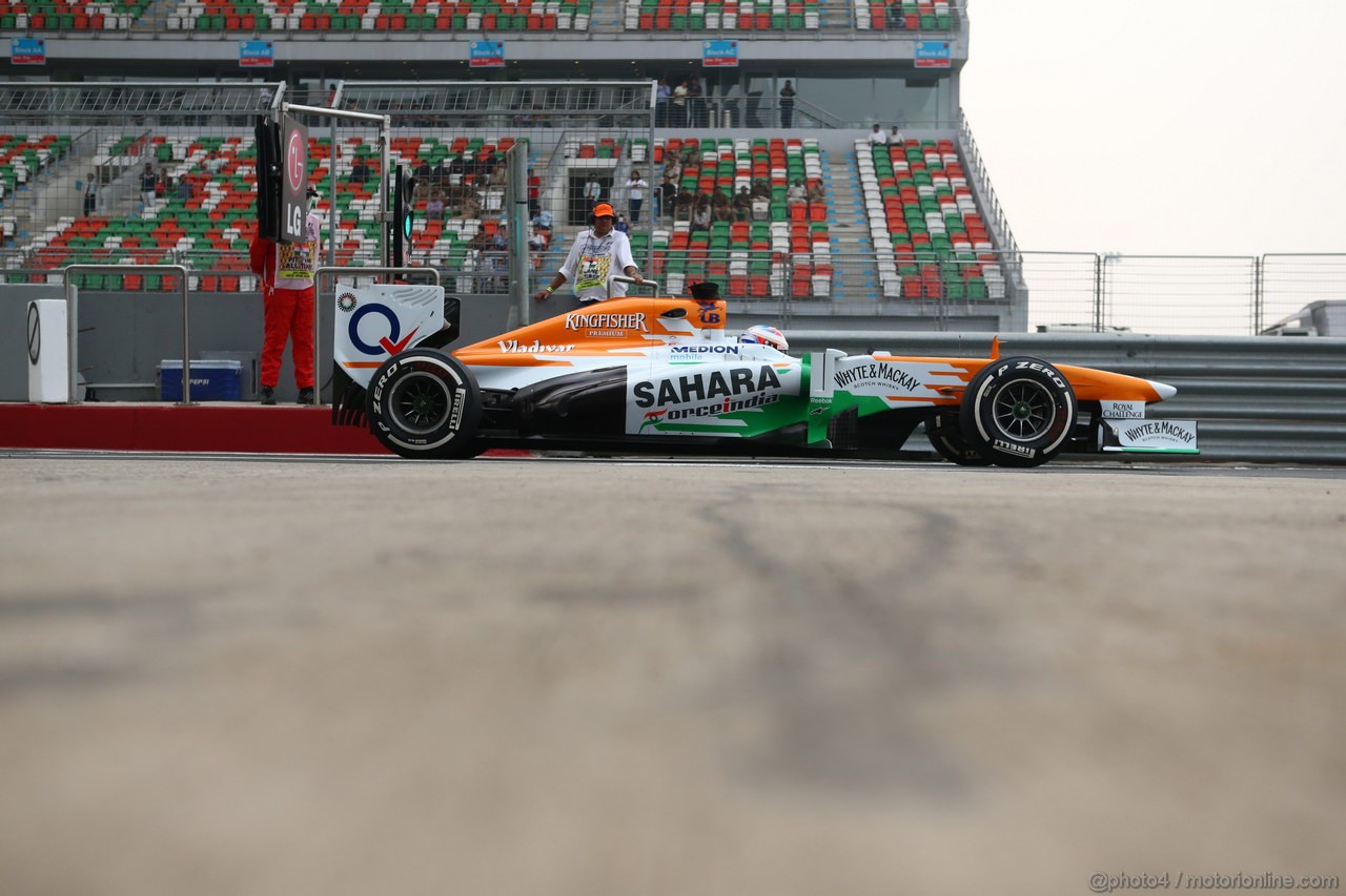GP INDIA, 25.10.2013- Prove Libere 2: Paul di Resta (GBR) Sahara Force India F1 Team VJM06 