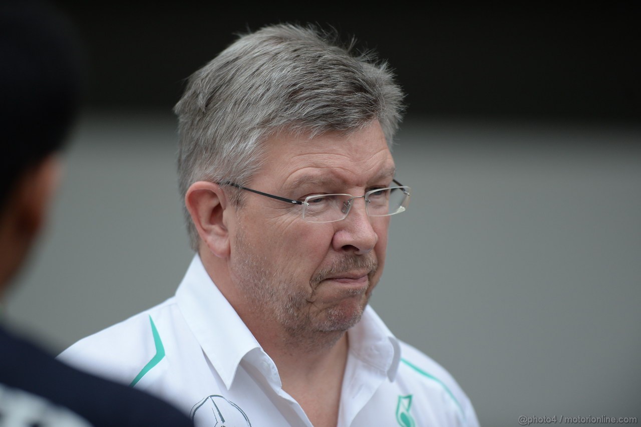 GP INDIA, 25.10.2013- Ross Brawn (GBR), Team Principal, Mercedes GP 