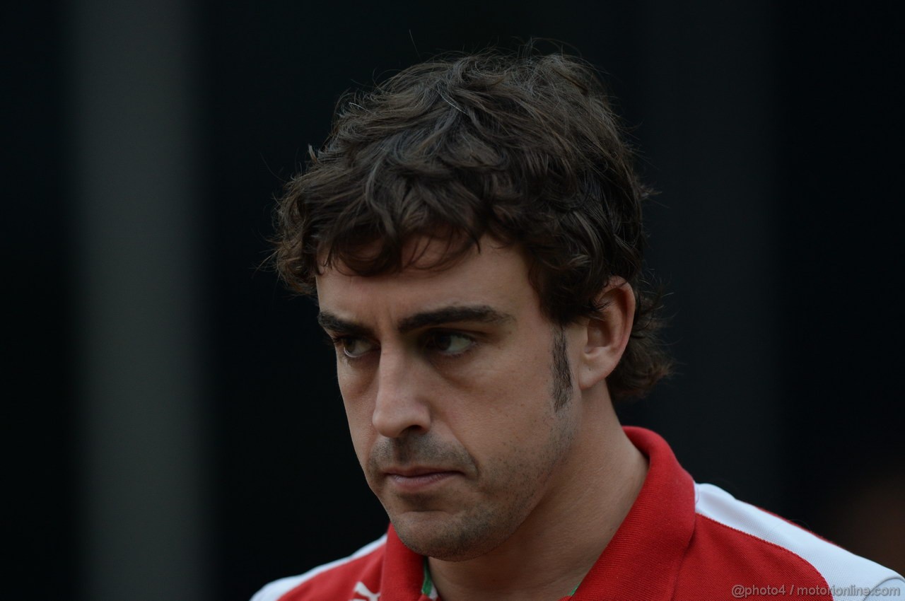 GP INDIA, 25.10.2013- Fernando Alonso (ESP) Ferrari F138 