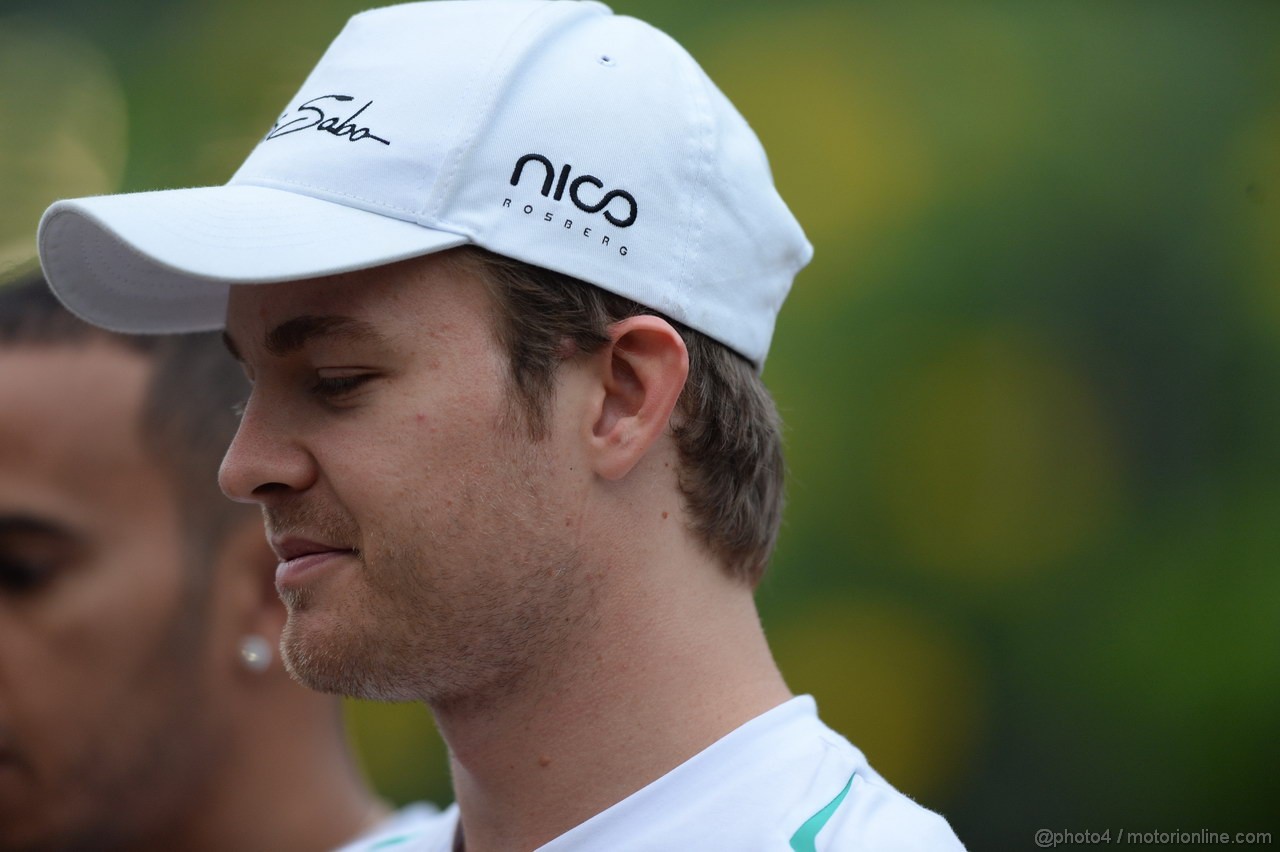 GP INDIA, 25.10.2013- Nico Rosberg (GER) Mercedes AMG F1 W04 