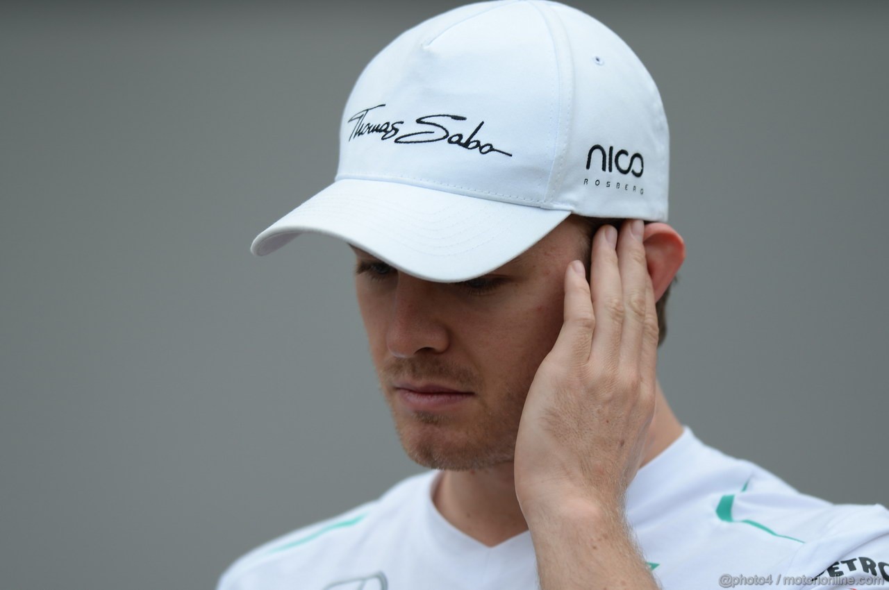 GP INDIA, 25.10.2013- Nico Rosberg (GER) Mercedes AMG F1 W04 