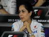 GP INDIA, 25.10.2013- Press Conference: Monisha Kaltenborn (AUT) Sauber Team Principal 
