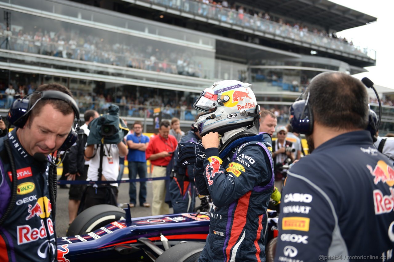 GP ITALIA, 08.09.2013- Gara, Sebastian Vettel (GER) Red Bull Racing RB9