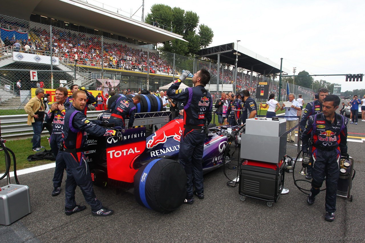 GP ITALIA, 08.09.2013- Gara, Sebastian Vettel (GER) Red Bull Racing RB9