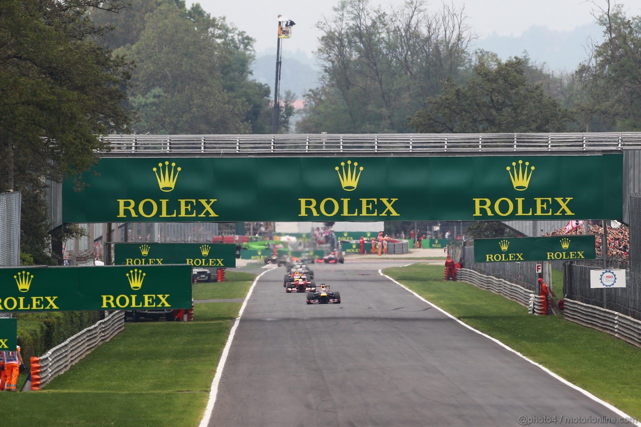 GP ITALIA, 08.09.2013- Gara, Sebastian Vettel (GER) Red Bull Racing RB9