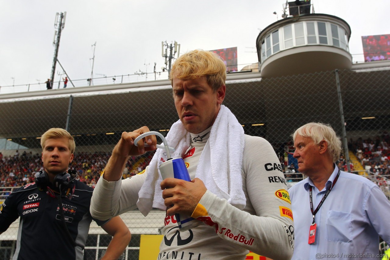 GP ITALIA, 08.09.2013- Gara, Sebastian Vettel (GER) Red Bull Racing RB9