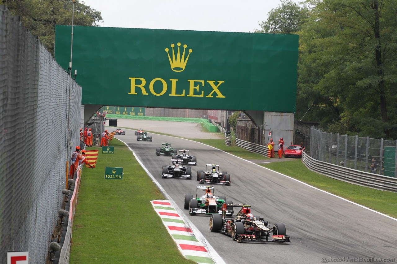 GP ITALIA, 08.09.2013- Gara, Romain Grosjean (FRA) Lotus F1 Team E213