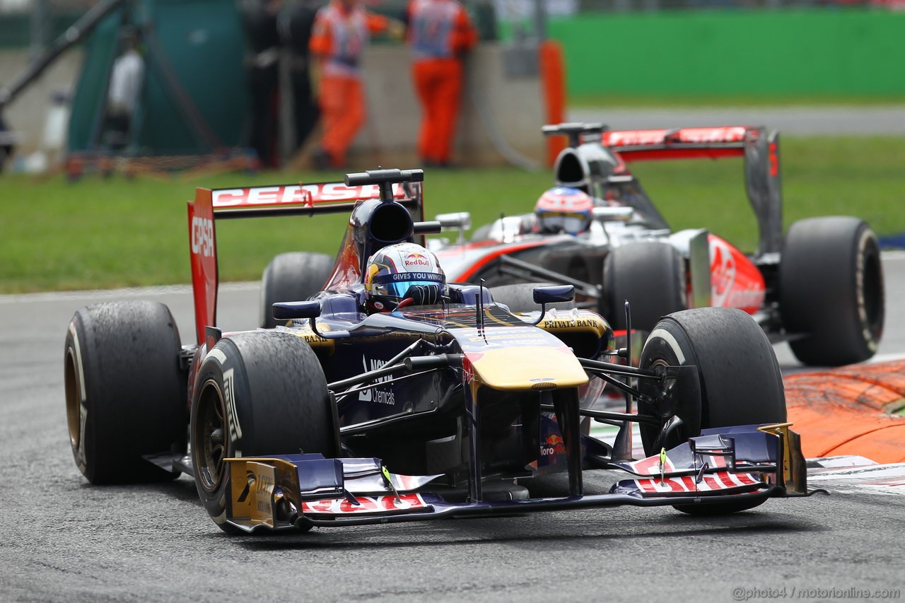 GP ITALIA, 08.09.2013- Gara, Jean-Eric Vergne (FRA) Scuderia Toro Rosso STR8