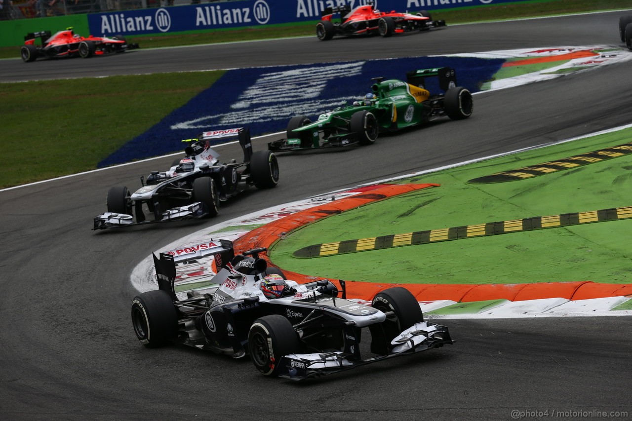 GP ITALIA, 08.09.2013- Gara, Pastor Maldonado (VEN) Williams F1 Team FW35