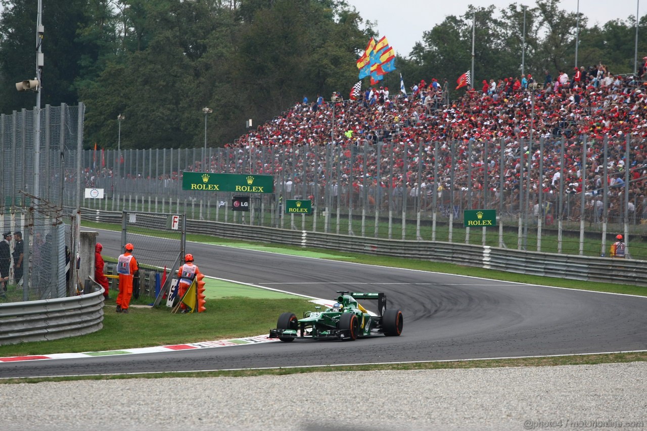 GP ITALIA, 08.09.2013- Gara, Charles Pic (FRA) Caterham F1 Team CT03
