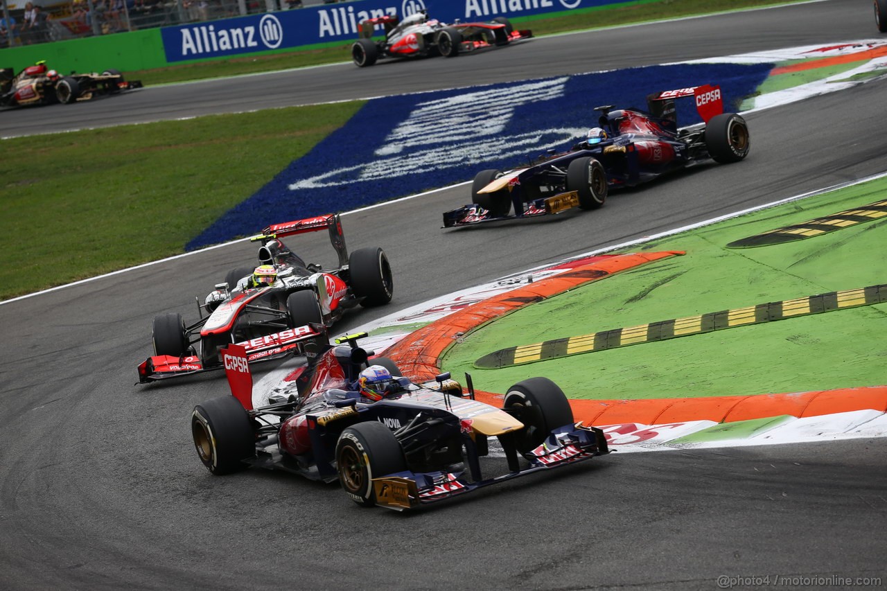 GP ITALIA, 08.09.2013- Gara, Daniel Ricciardo (AUS) Scuderia Toro Rosso STR8