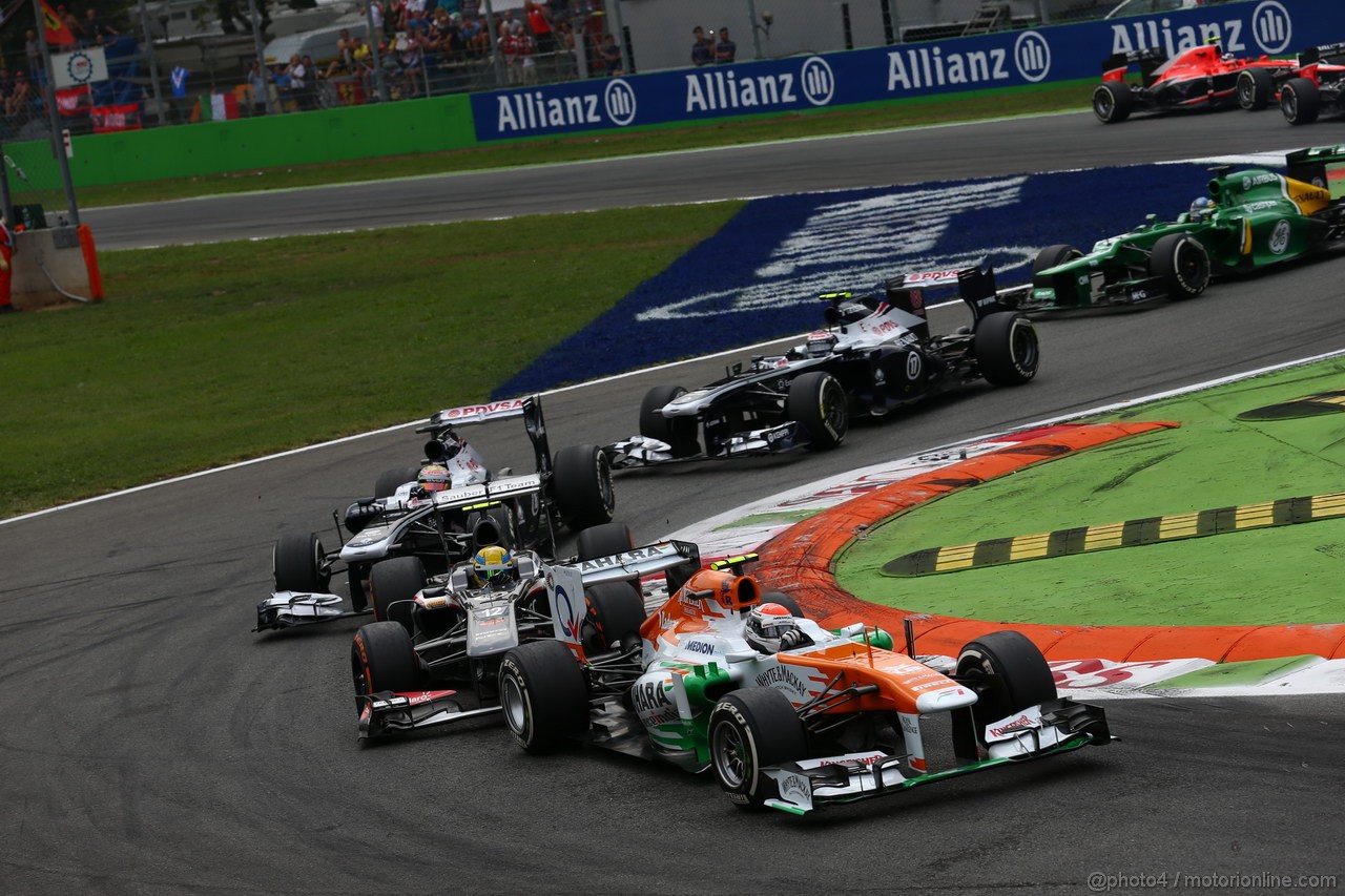 GP ITALIA, 08.09.2013- Gara, Adrian Sutil (GER), Sahara Force India F1 Team VJM06
