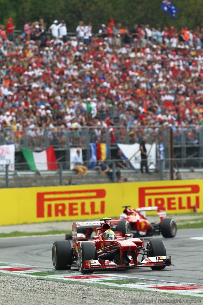 GP ITALIA, 08.09.2013- Gara, Felipe Massa (BRA) Ferrari F138