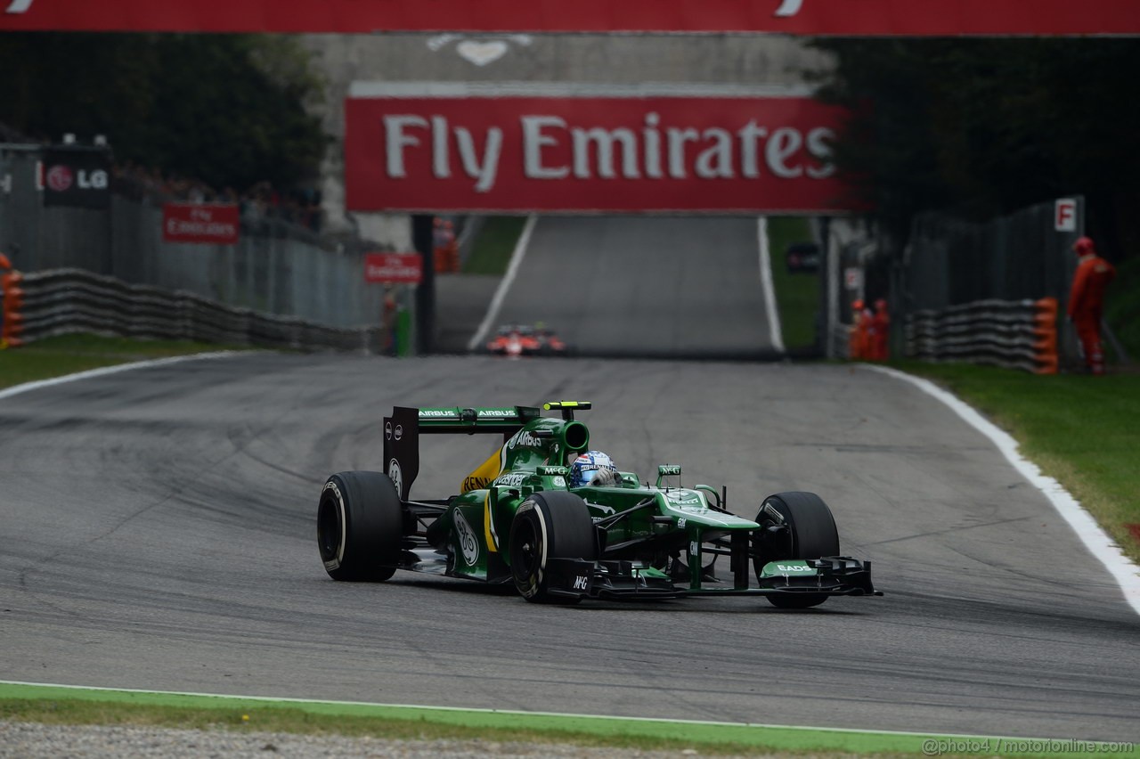 GP ITALIA, 08.09.2013- Gara, Giedo Van der Garde (NED), Caterham F1 Team CT03
