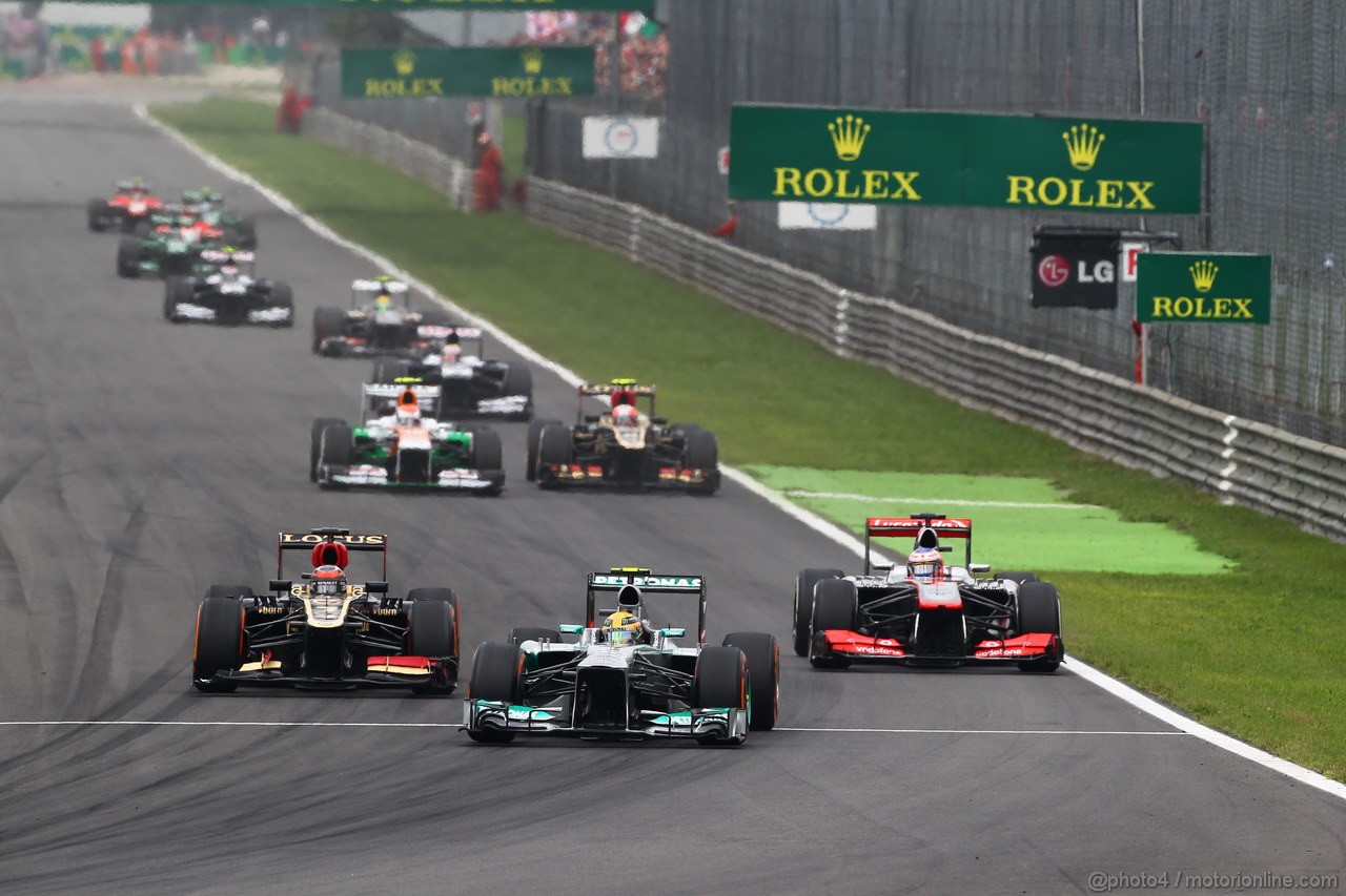 GP ITALIA, 08.09.2013- Gara, Lewis Hamilton (GBR) Mercedes AMG F1 W04