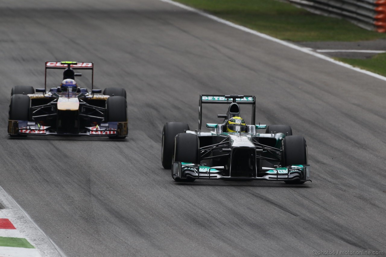 GP ITALIA, 08.09.2013- Gara, Nico Rosberg (GER) Mercedes AMG F1 W04