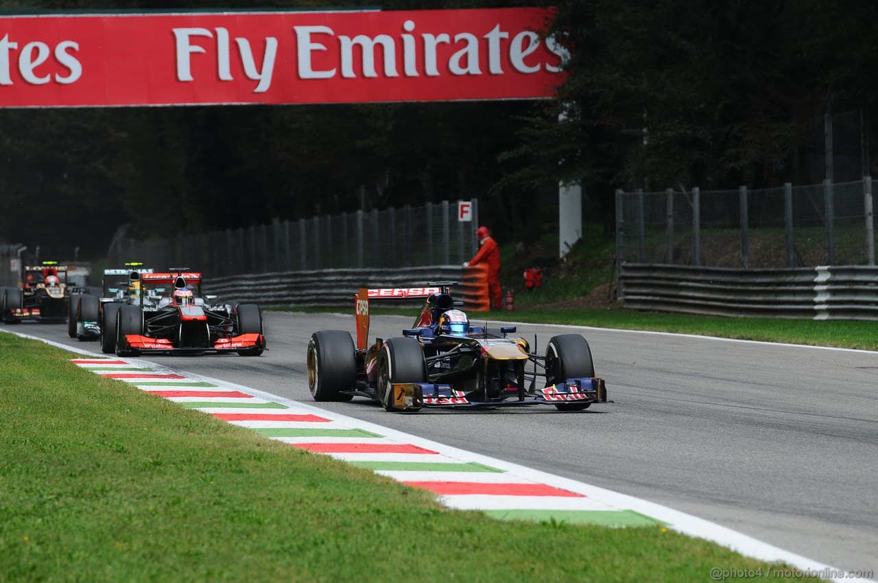 GP ITALIA, 08.09.2013- Gara, Jean-Eric Vergne (FRA) Scuderia Toro Rosso STR8