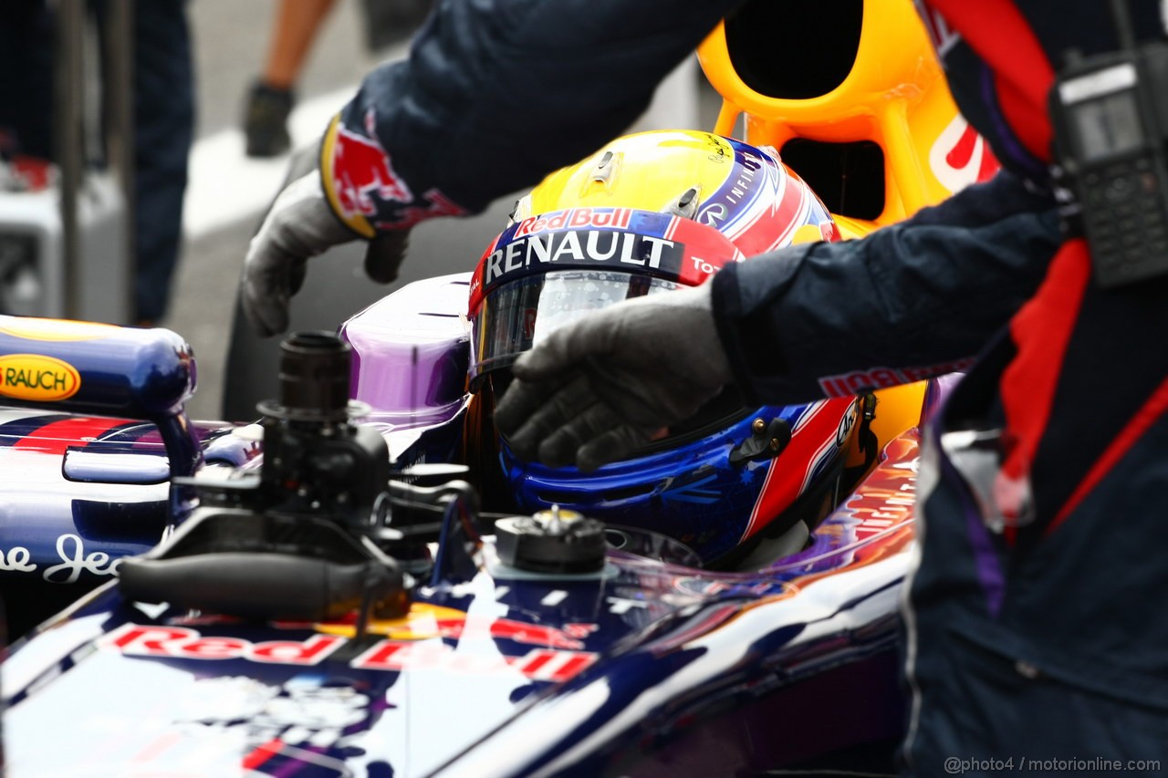 GP ITALIA, 08.09.2013- Gara, Mark Webber (AUS) Red Bull Racing RB9