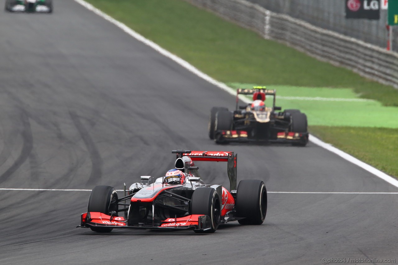 GP ITALIA, 08.09.2013- Gara, Jenson Button (GBR) McLaren Mercedes MP4-28