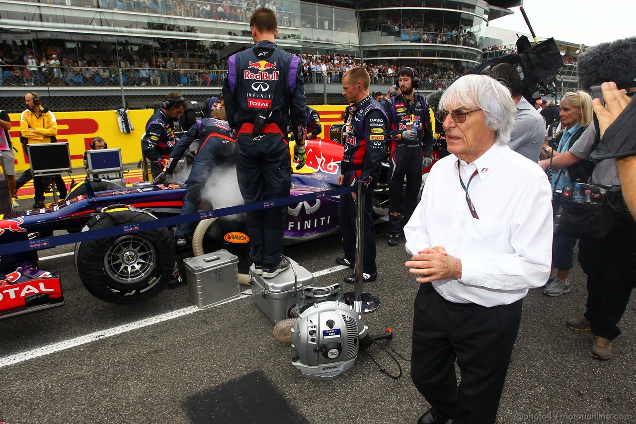 GP ITALIA, 08.09.2013- Bernie Ecclestone (GBR), President e CEO of Formula One Management