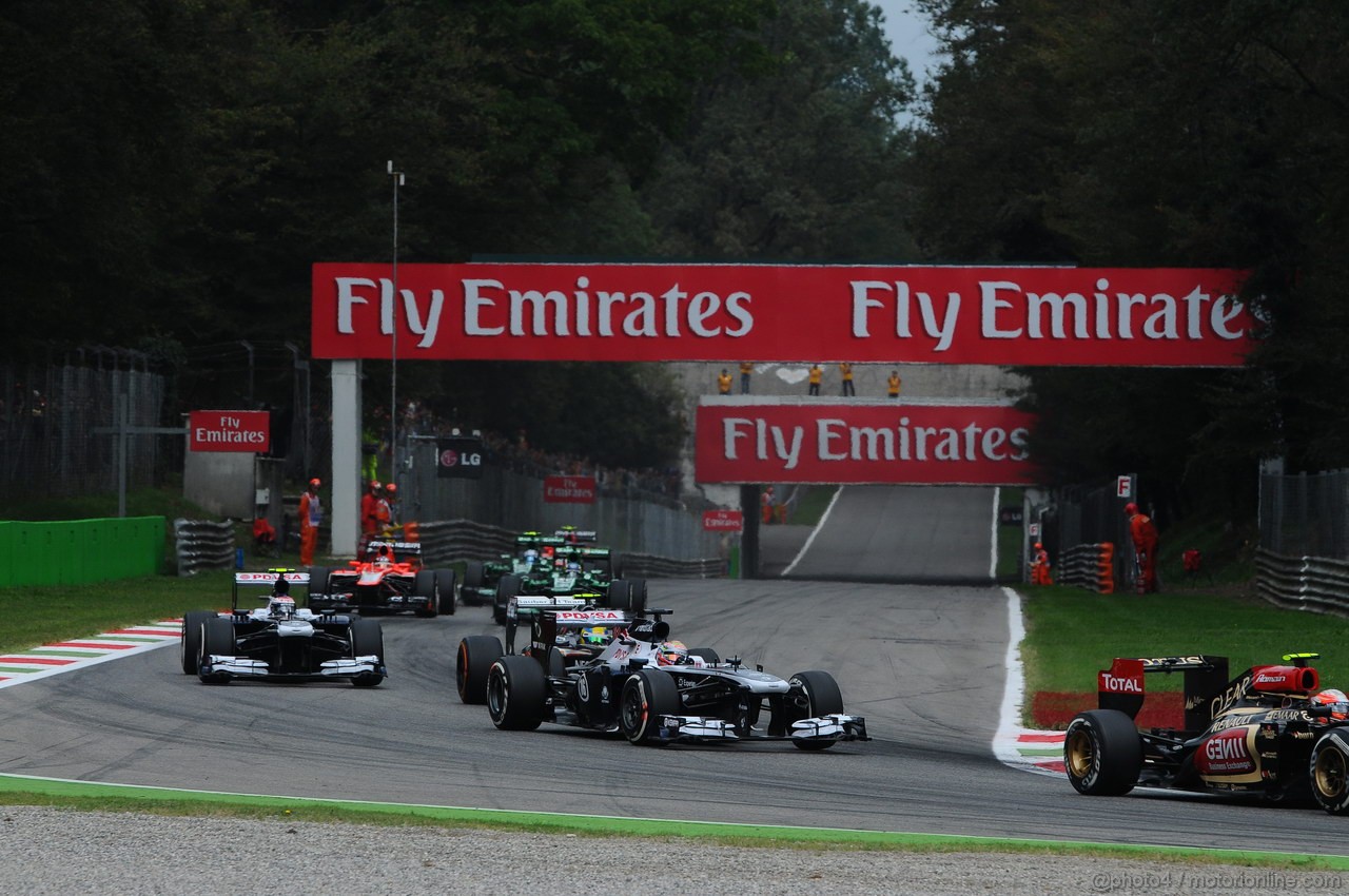 GP ITALIA, 08.09.2013- Gara, Nico Hulkenberg (GER) Sauber F1 Team C32
