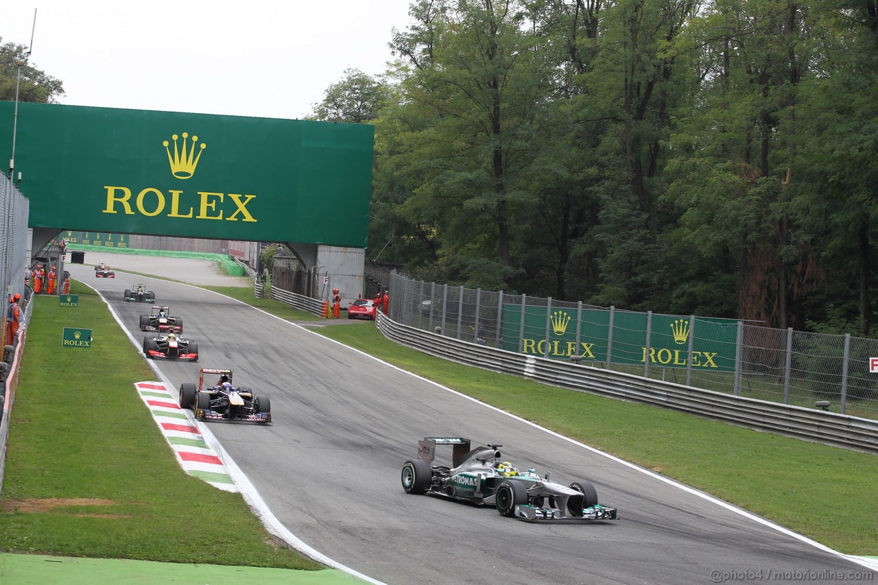 GP ITALIA, 08.09.2013- Gara, Nico Rosberg (GER) Mercedes AMG F1 W04