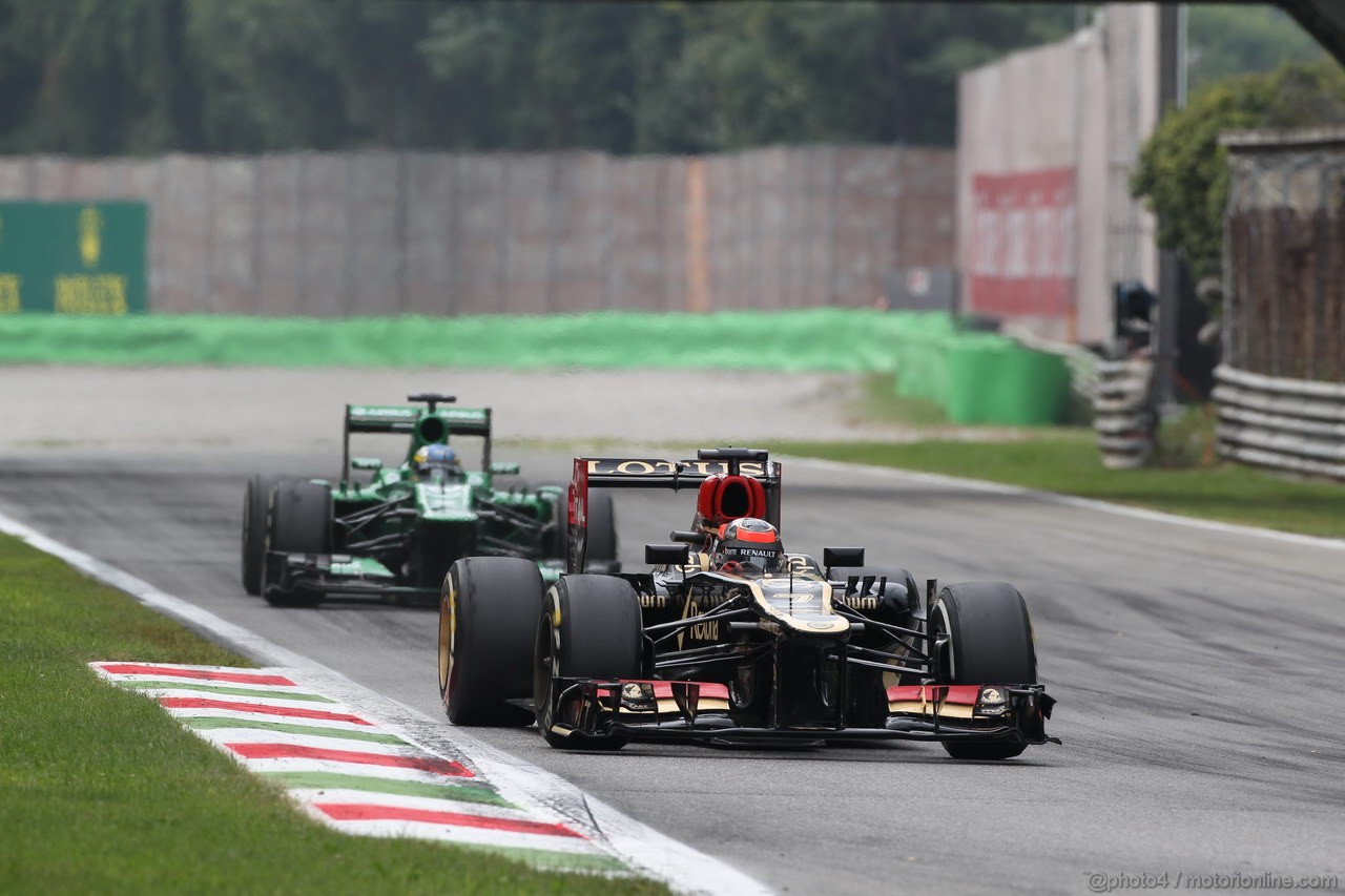 GP ITALIA, 08.09.2013- Gara, Kimi Raikkonen (FIN) Lotus F1 Team E21