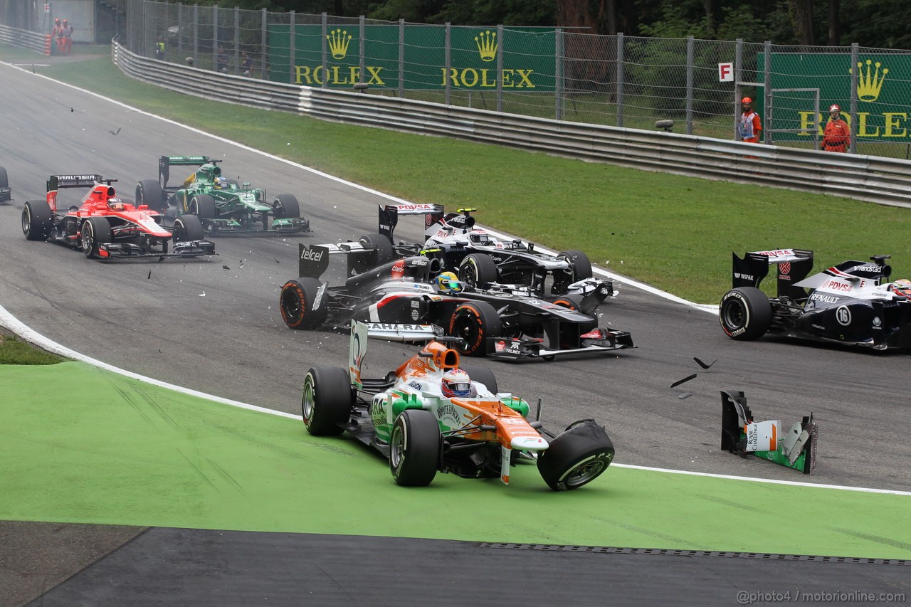 GP ITALIA, 08.09.2013- Gara, Paul di Resta (GBR) Sahara Force India F1 Team VJM06