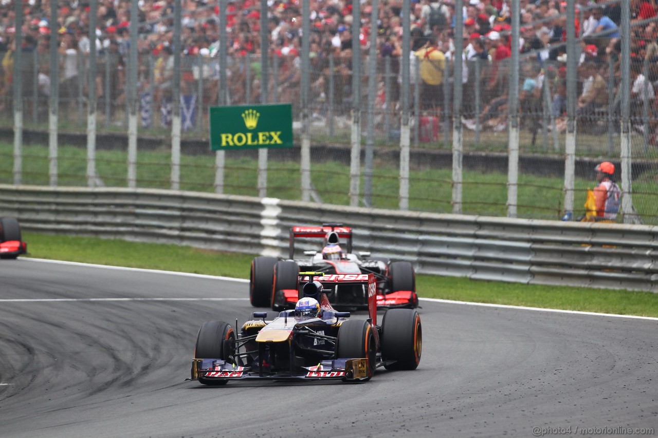 GP ITALIA, 08.09.2013- Gara, Daniel Ricciardo (AUS) Scuderia Toro Rosso STR8