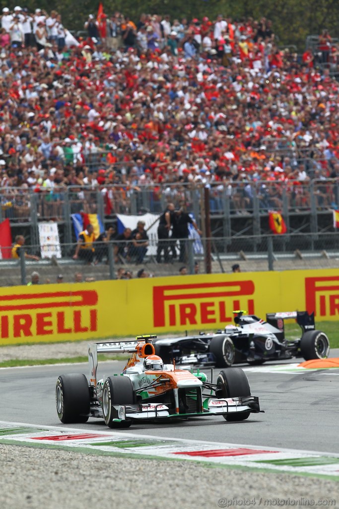 GP ITALIA, 08.09.2013- Gara, Adrian Sutil (GER), Sahara Force India F1 Team VJM06
