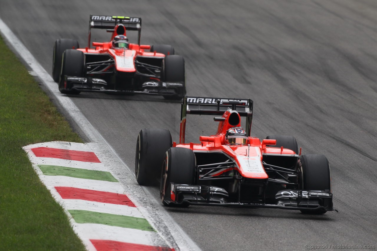 GP ITALIA, 08.09.2013- Gara, Jules Bianchi (FRA) Marussia F1 Team MR02