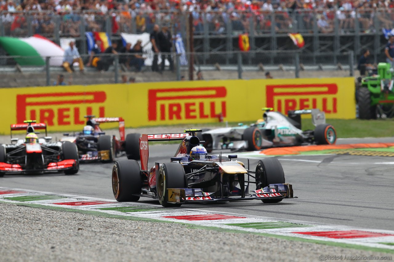 GP ITALIA, 08.09.2013- Gara, Daniel Ricciardo (AUS) Scuderia Toro Rosso STR8