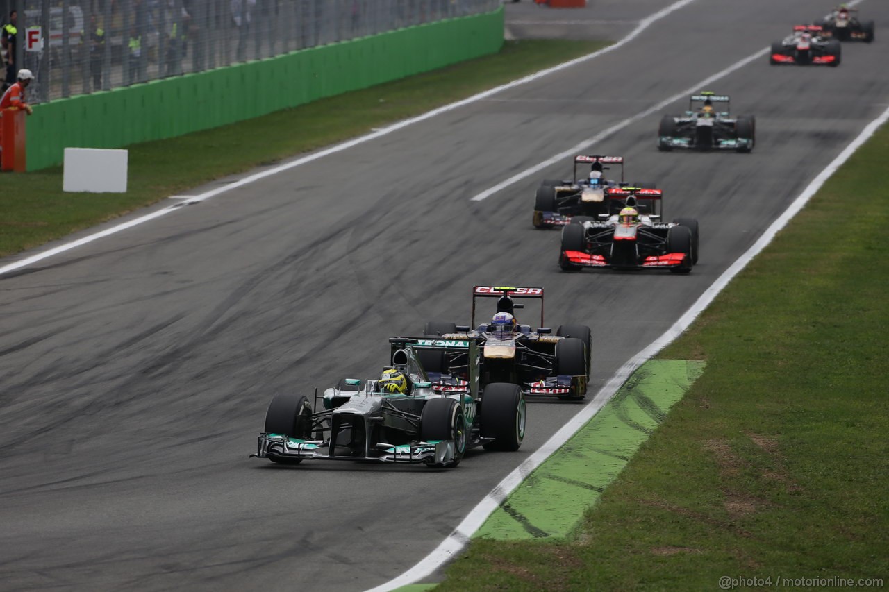 GP ITALIA, 08.09.2013- Gara, Nico Rosberg (GER) Mercedes AMG F1 W04