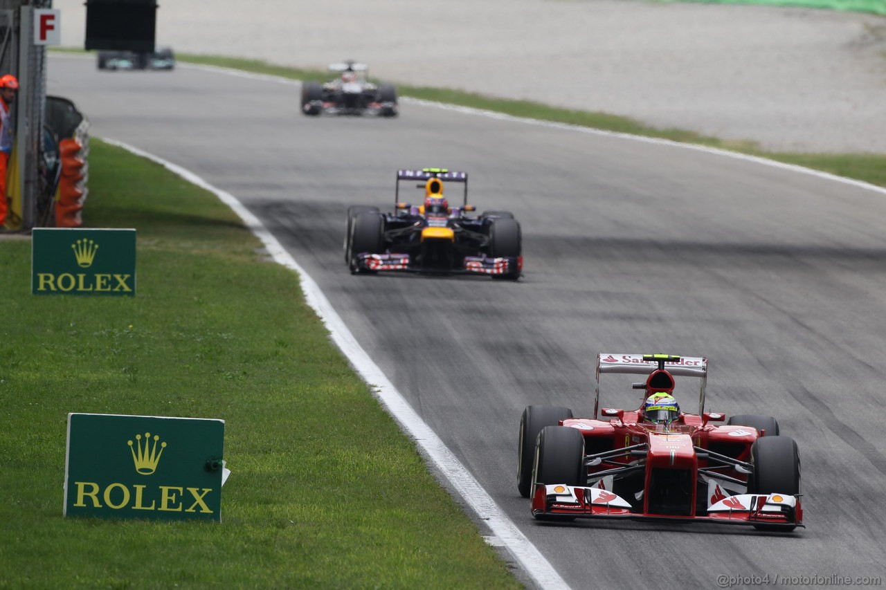 GP ITALIA, 08.09.2013- Gara, Felipe Massa (BRA) Ferrari F138