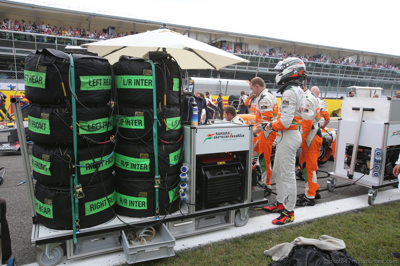 GP ITALIA, 08.09.2013- Gara, Adrian Sutil (GER), Sahara Force India F1 Team VJM06