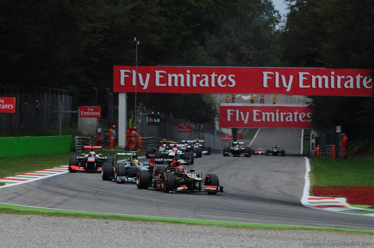 GP ITALIA, 08.09.2013- Gara, Kimi Raikkonen (FIN) Lotus F1 Team E21