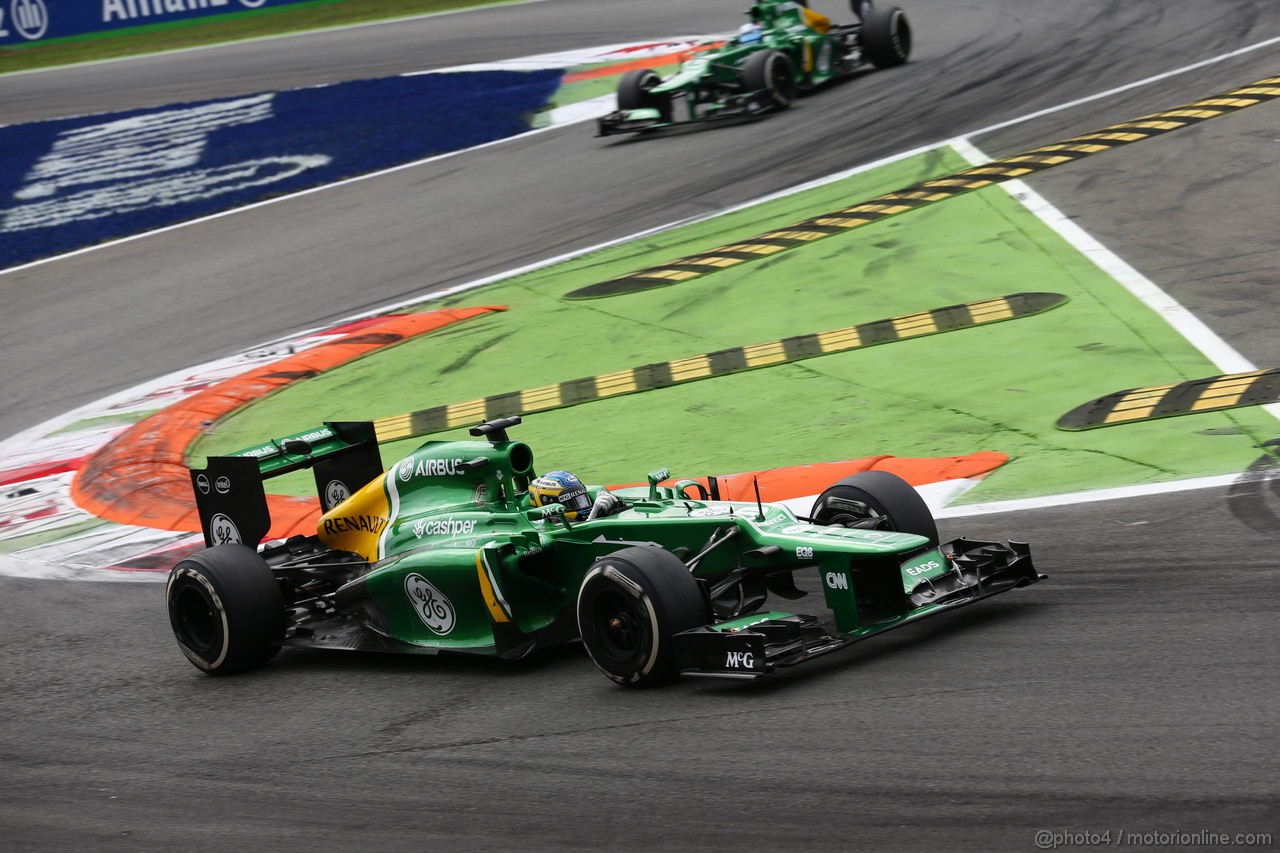 GP ITALIA, 08.09.2013- Gara, Charles Pic (FRA) Caterham F1 Team CT03