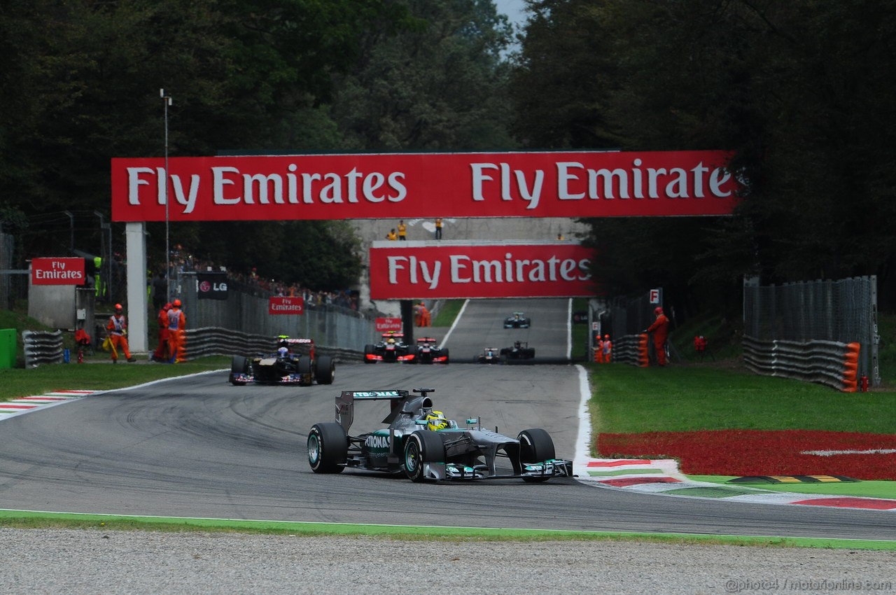 GP ITALIA, 08.09.2013- Gara, Nico Rosberg (GER) Mercedes AMG F1 W04